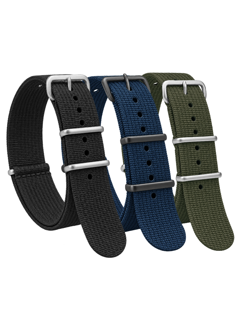 Nato Strap Nylon - Cinturino in nylon a costine per
