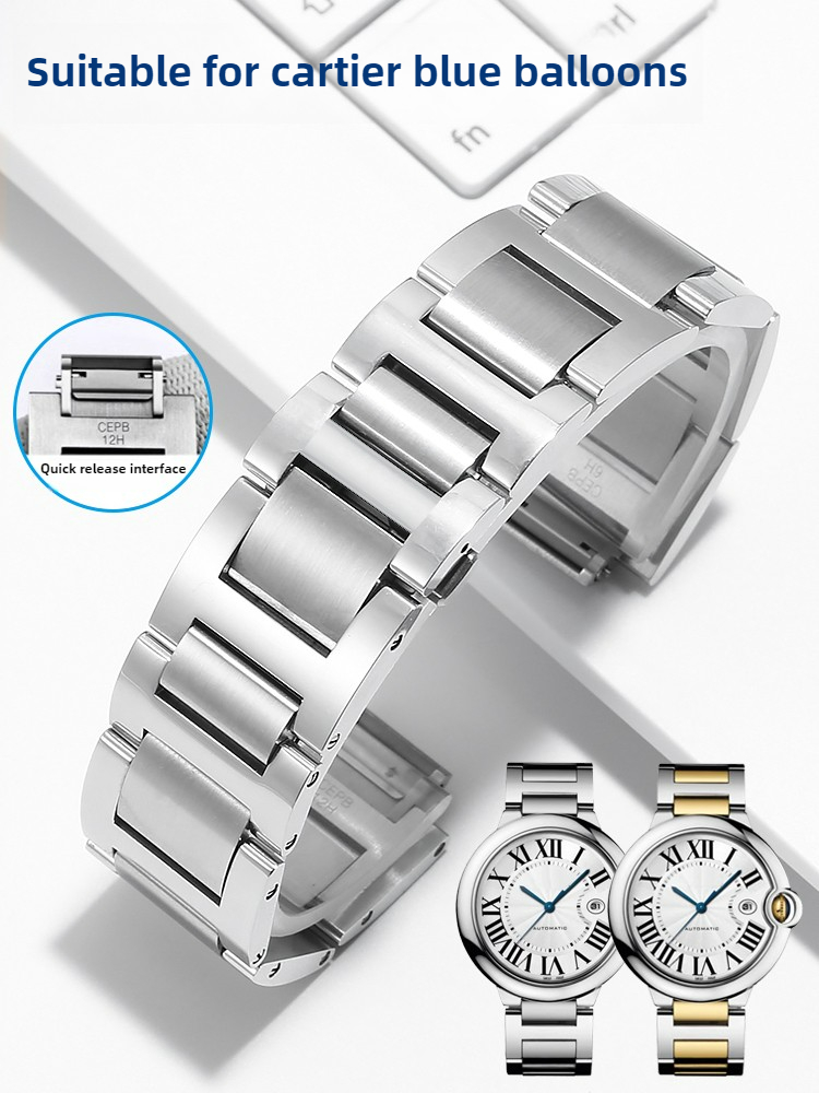 Il cinturino dell'orologio in  - Cartier Watch Ballon Bleu recensione e prezzo
