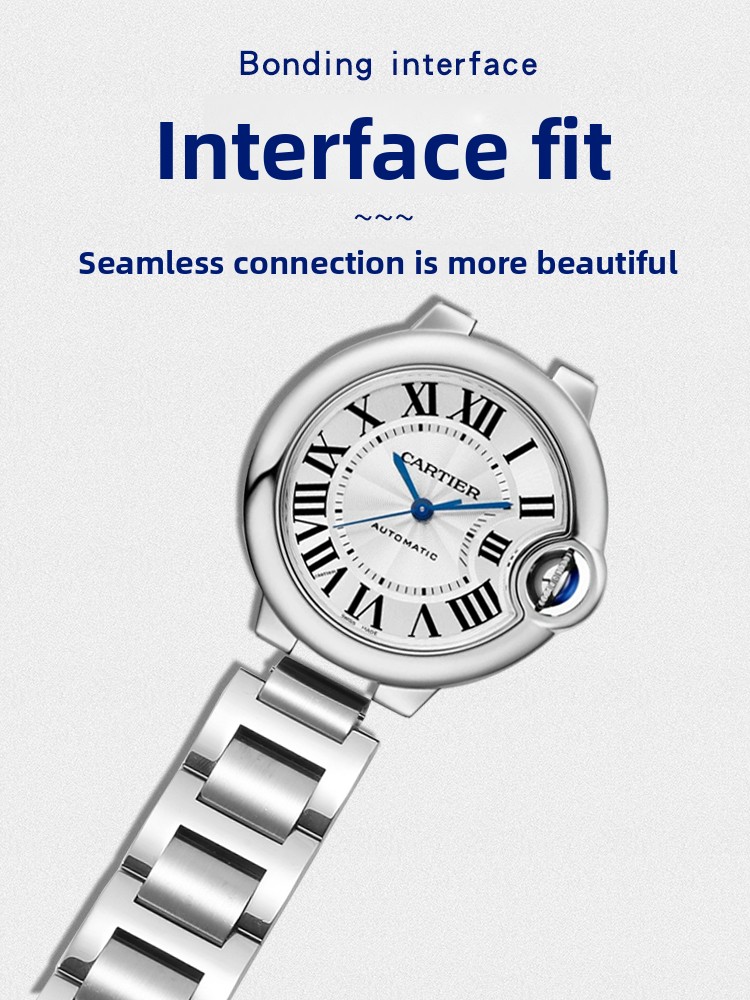 Il cinturino dell'orologio in  - Cartier Watch Ballon Bleu recensione e prezzo